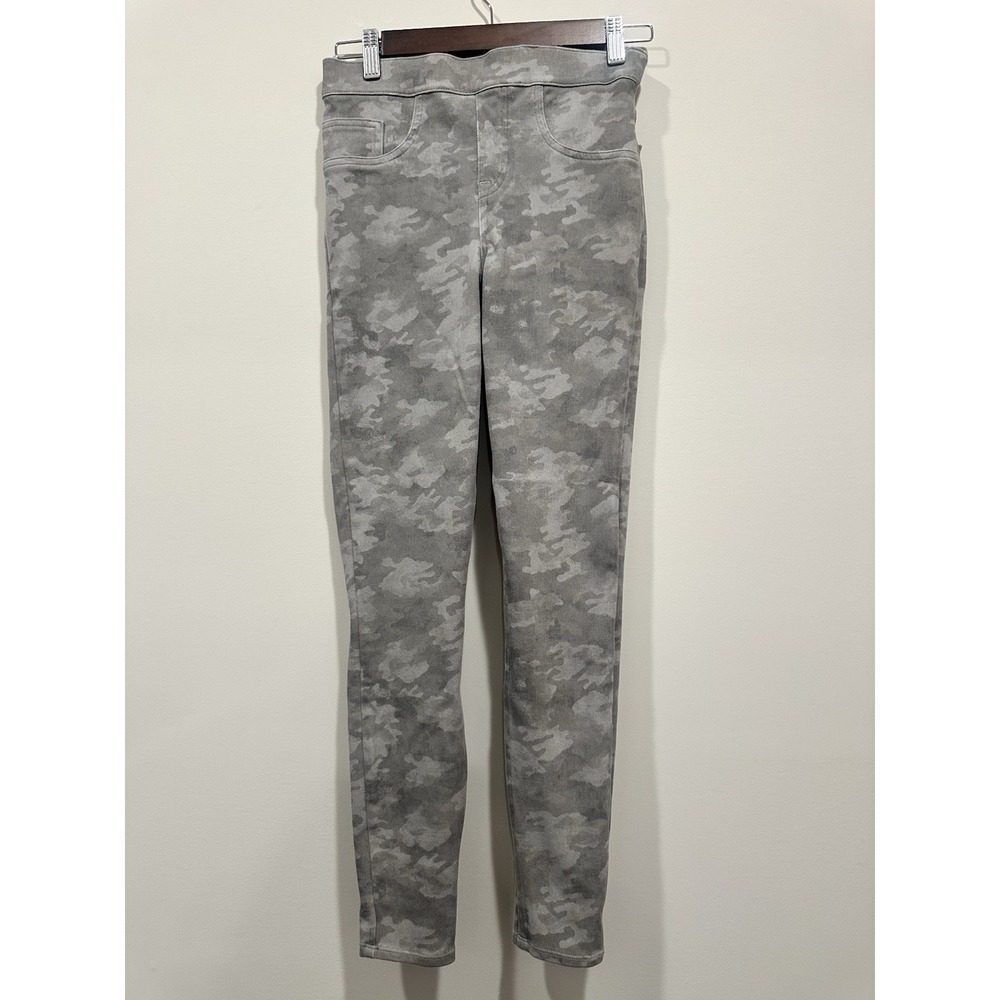 Spanx Gray Camp Stretch Jeans Small